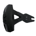 GUARDABARRO MONOBRAZO EN ALUMINIO NEGRO