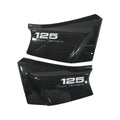 JUEGO TAPA LATERAL AKT-125TT/HONDA XL NEGRA