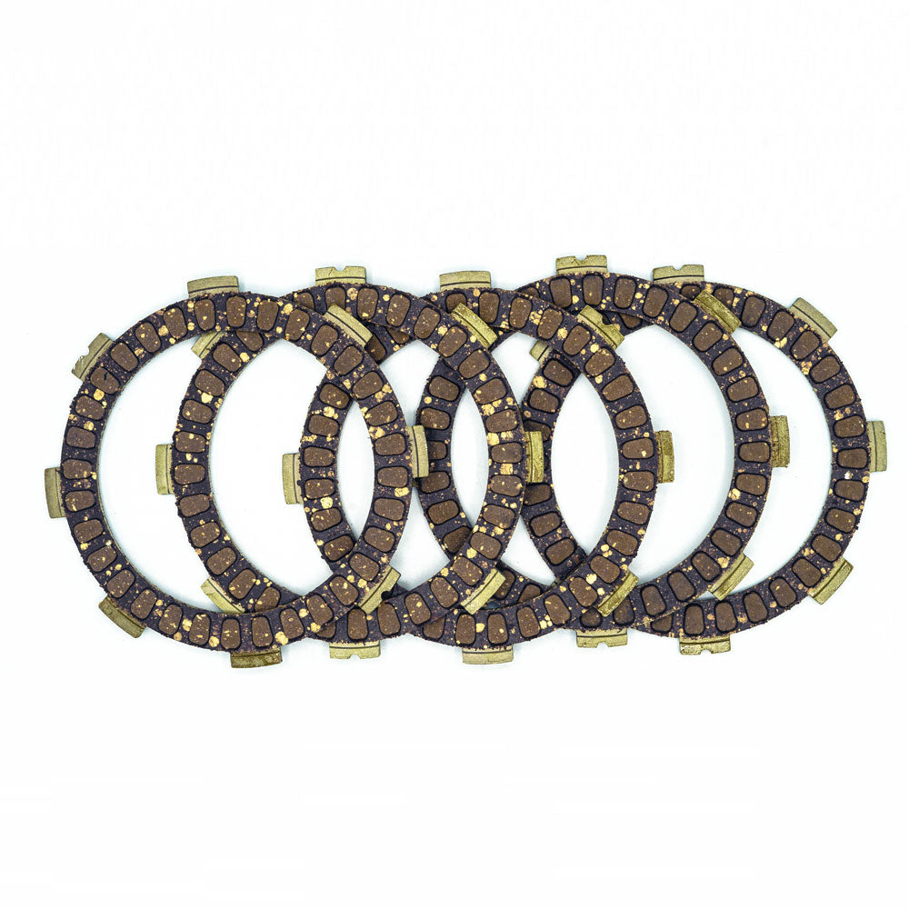 JGO DISCOS CLUTCH (5 DISCOS) BOXER 100/BOXER 100 TEC/DISCOVER100+/DISCOVER 125FD RUBBER BASE