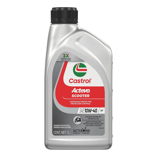 Aceite 10Wactevo 40 Scooter Semisintético Castrol