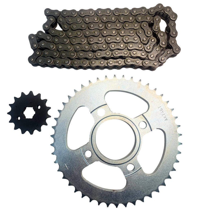 Kit Arrastre Tt 125 - Tt Akt 150 Original (15 Dientes 46)