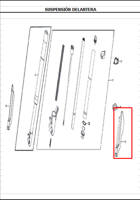 Protector Derecho De Telescopio Xm Akt 180 Original