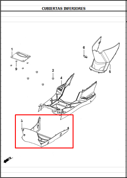Protector De Motor Dynamic 125 - Jet Akt 4 Original