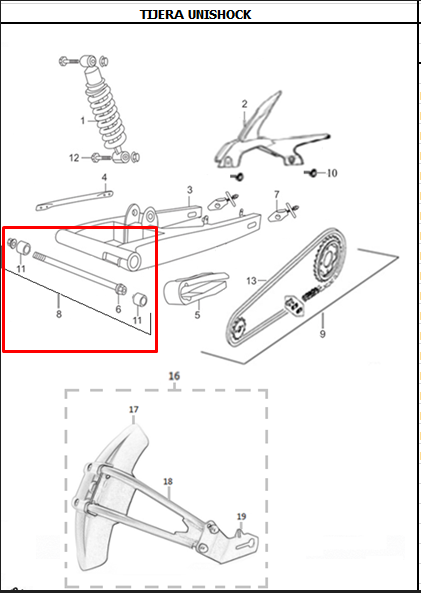 Kit de tijera evo rakt 3 original