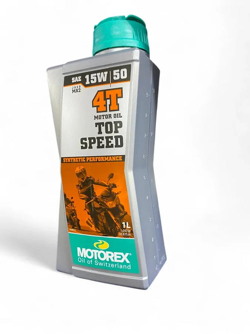 Aceite de motor MOTOREX 15wtopspeed 50 sintetico tiempos 4