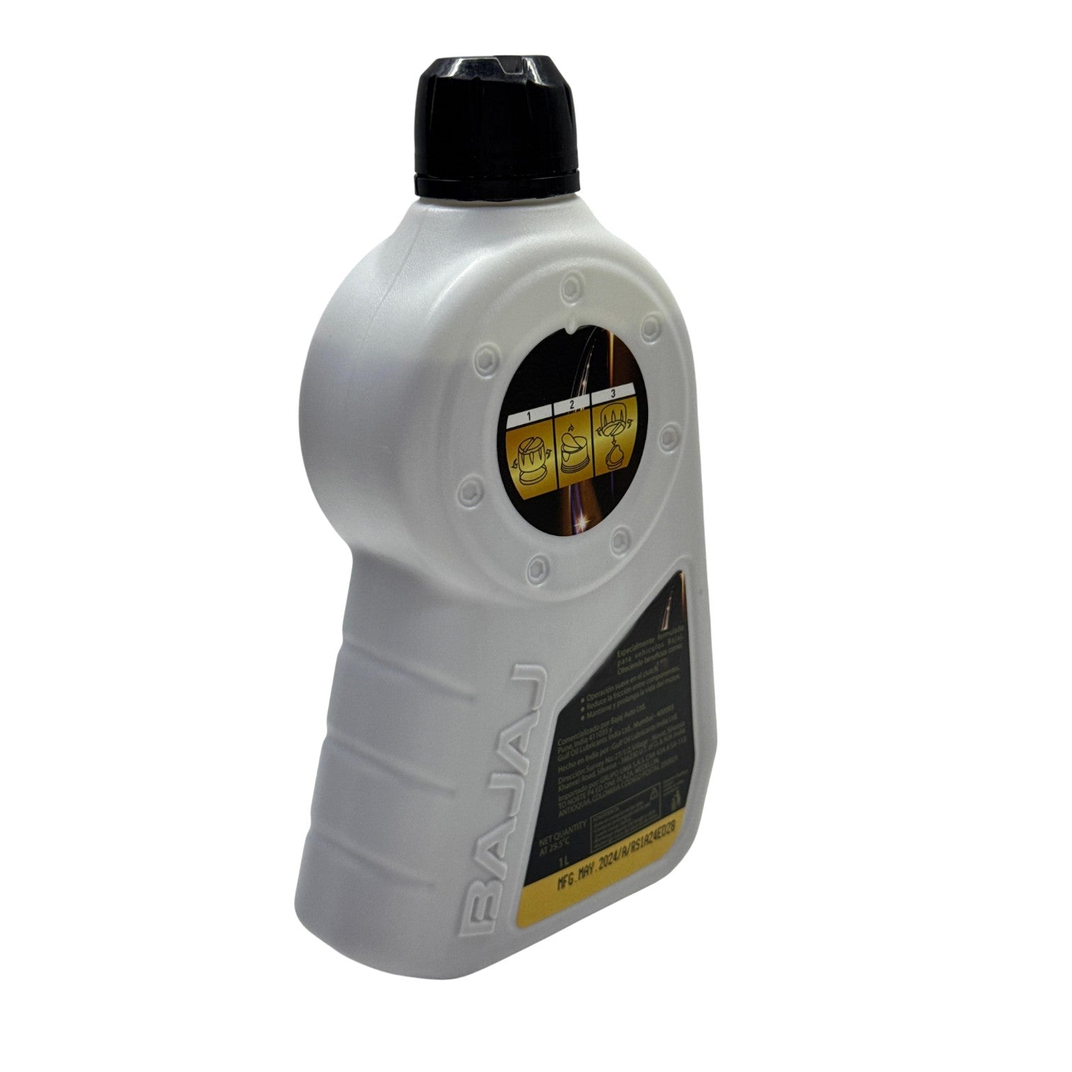 Aceite de motor BAJAJ sintético 10w50 litro 1 tiempos 4