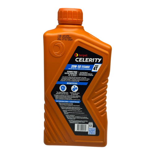 Aceite de motor CELERITY 20wtitanio 50