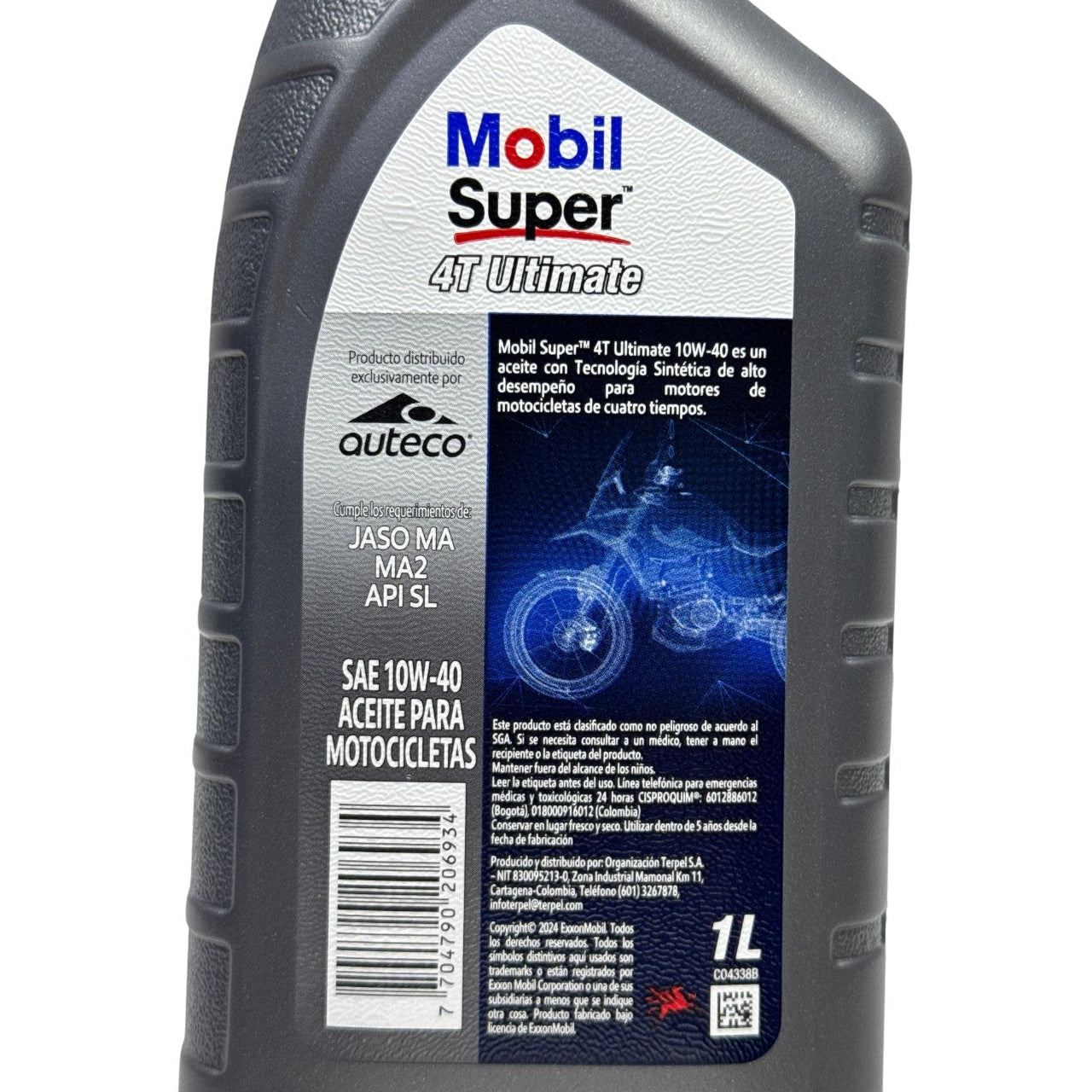 Aceite de motor MOBIL 10wsemisintetico 40 ultimate tiempos 4