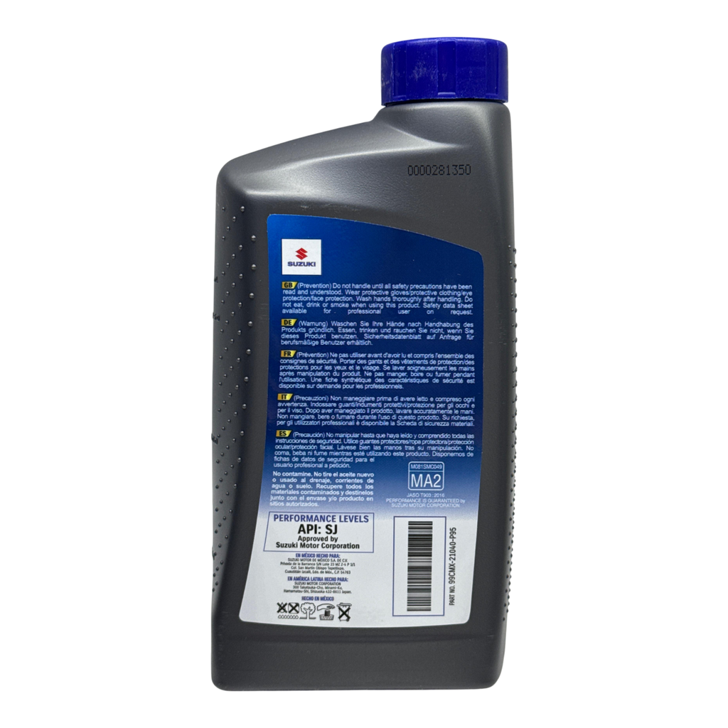 Aceite de motor SUZUKI 10wmineral 40 r5000 tiempos 4