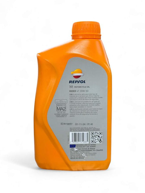 Aceite de motor REPSOL rider 20wmineral 50 tiempos 4