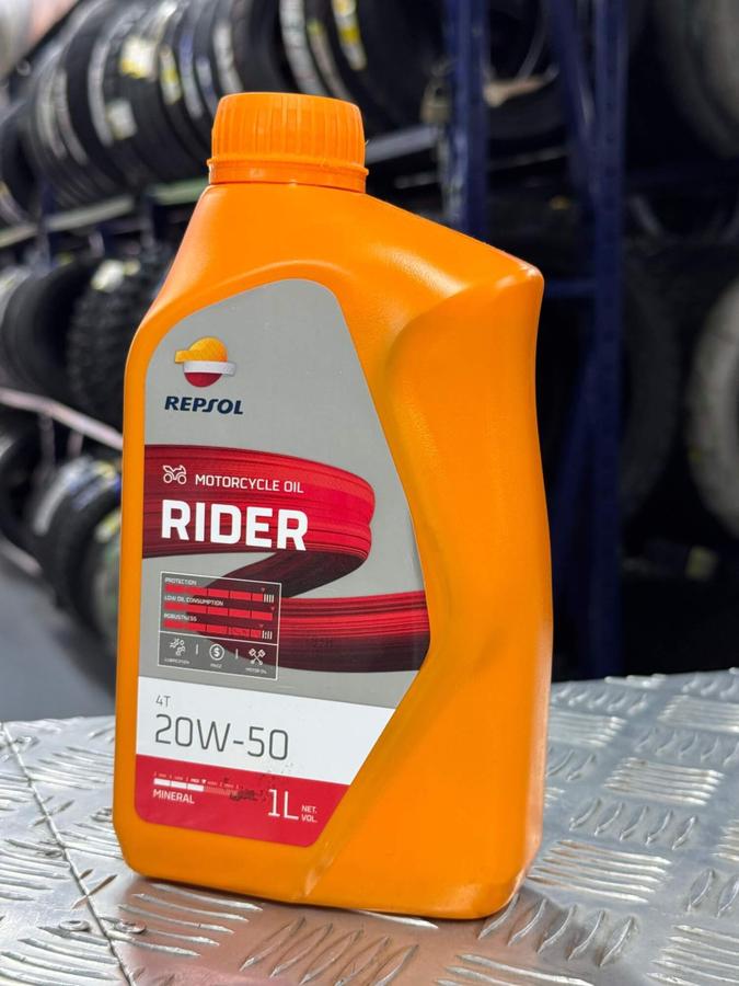 Aceite de motor REPSOL rider 20wmineral 50 tiempos 4