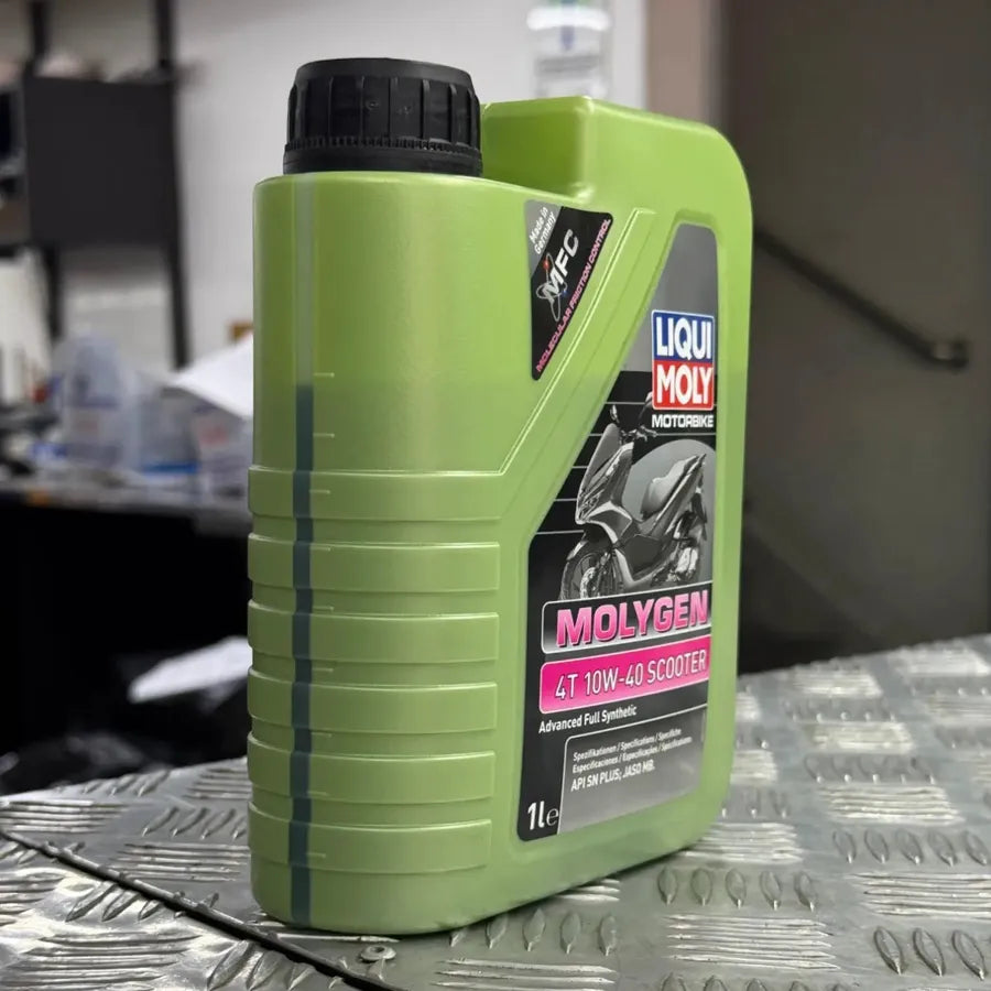Aceite de motor liqui moly 10wscooter 40 molygen semisintetico