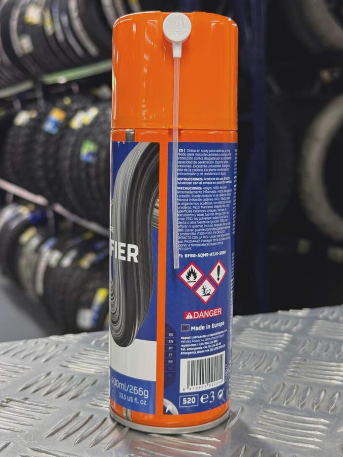 Aceite de cadena REPSOL chain dry 400ml