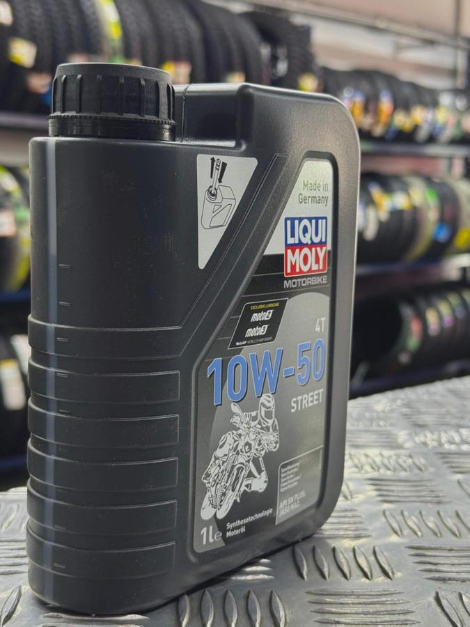 Aceite de motor liqui moly 10wsemisintetico 50 street tiempos 4
