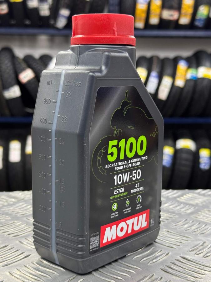 Aceite de motor MOTUL 10wsemisintetico 50 tiempos 4 5100