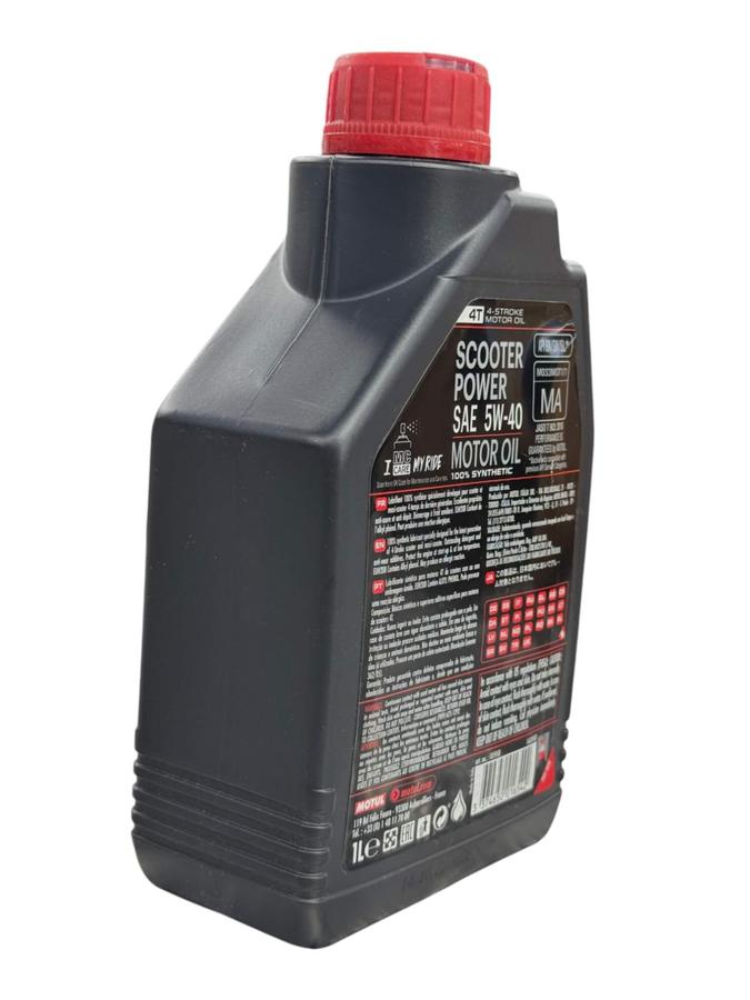 Aceite de motor MOTUL scooter power 5wsemisintetico 40 tiempos 4