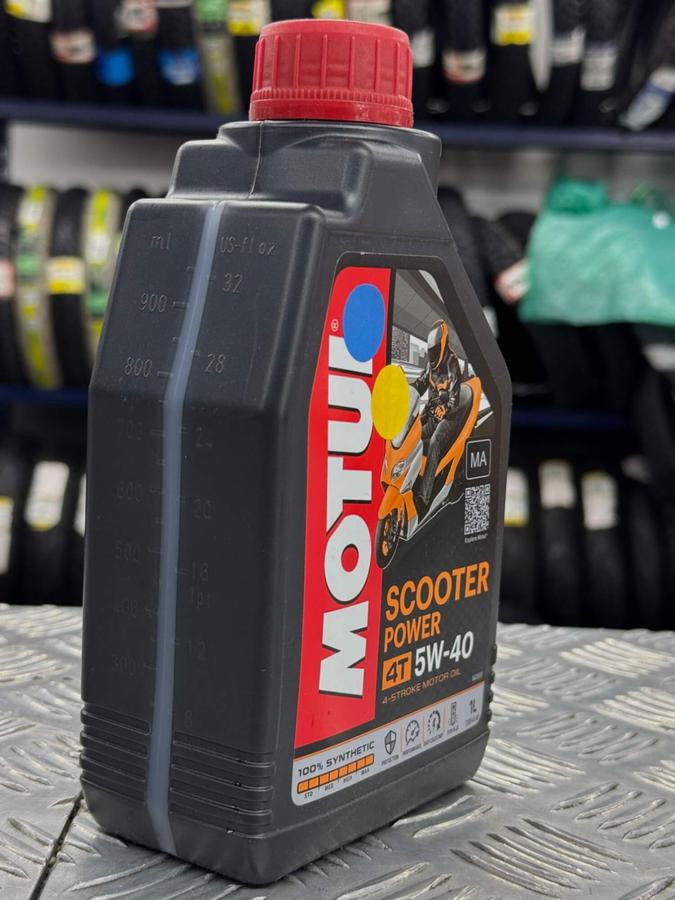 Aceite de motor MOTUL scooter power 5wsemisintetico 40 tiempos 4