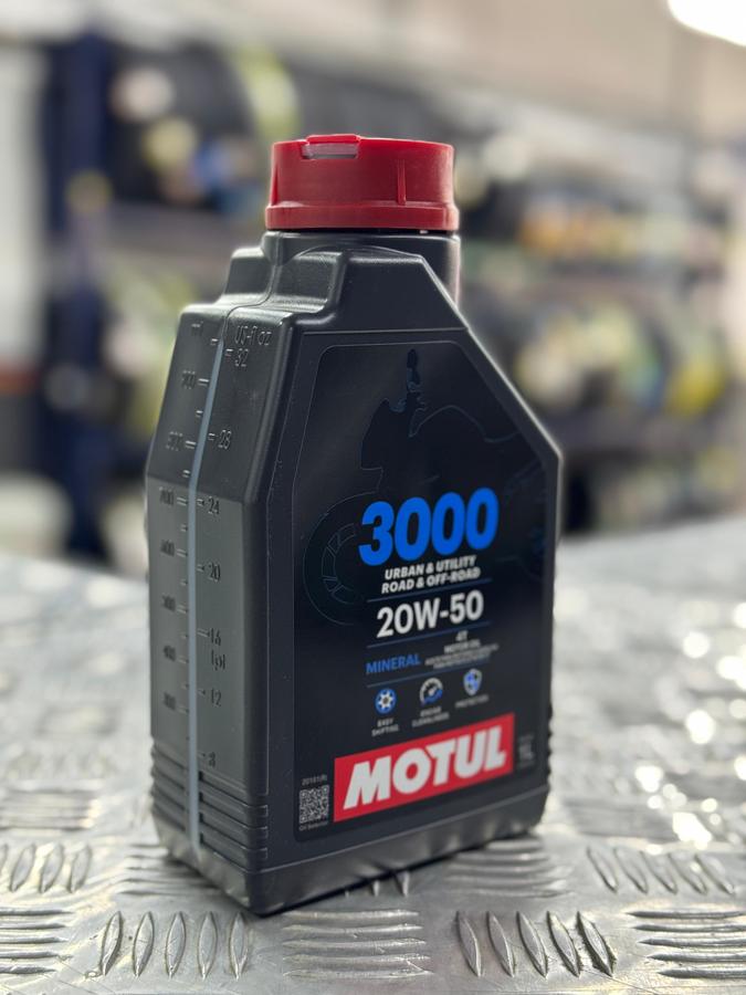 Aceite de motor MOTUL 20wmineral 50 tiempos 4 3000