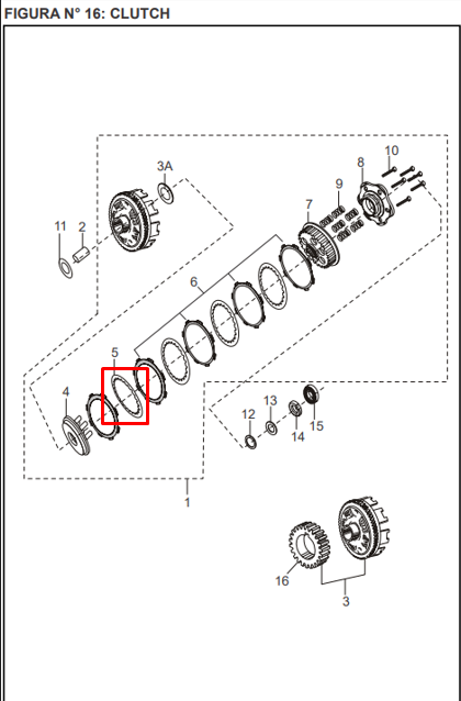 Disco separador boxer ct 100 BAJAJ original (por unidad)