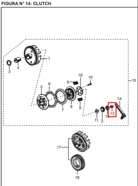 Impulsaror clutch boxer original BAJAJ