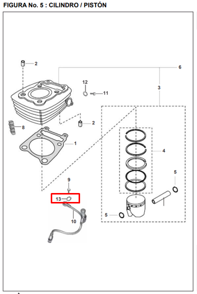 Arandela delantera tornillo de aceite boxer 100 k-tec BAJAJ original