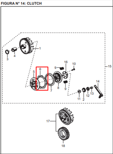 Disco clutch discover 100 - platino 100 - boxer BAJAJ 100 original (por set)