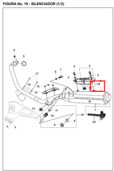 Kit De Tornillos De Mofle Pulsar Bajaj 180 Original