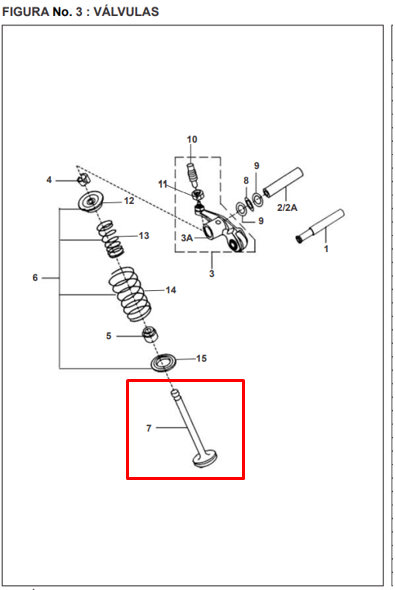 Kit de valvulas discover 125/bajaj 135 original