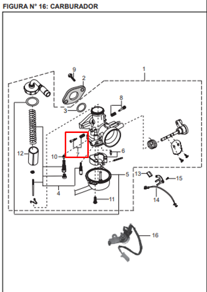 Aguja rpm boxer BAJAJ 100 original