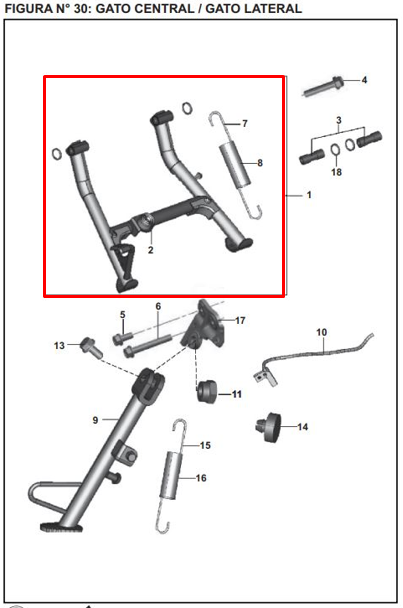 Gato Central Pulsar Ns 200 Bajaj Original