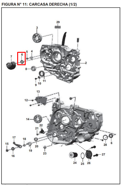 Kit retenedor bomba de aua pulsar ns 200/as BAJAJ original
