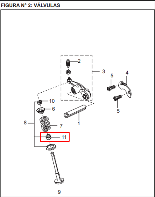Retenedor de valvula boxer 100 - platino BAJAJ 100 original