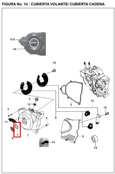 Oring soporte de carburador (27x2) boxer BAJAJ 100 original