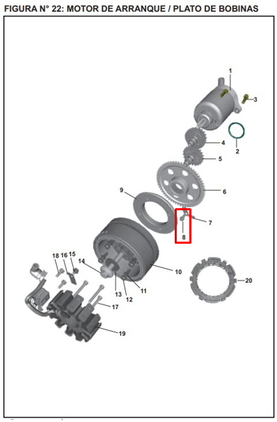 Tornillo a 06xbajaj 015 original