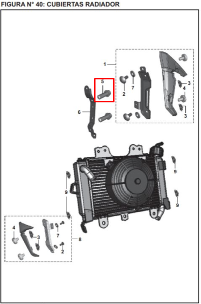 Tornillo a 06xbajaj 015 original