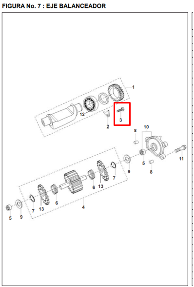 Tornillo a 06xbajaj 015 original