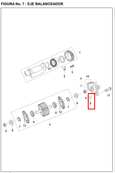 Buje (06x08x10) discover 125/bajaj 135 original