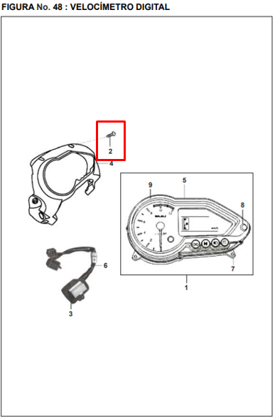 Tornillo de velocimetro pulsar - discover BAJAJ original