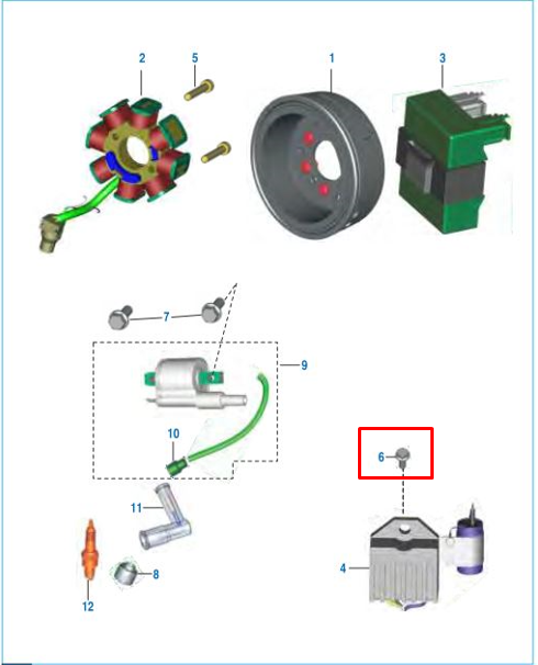 Tornillo gris a 06xbajaj 015 original