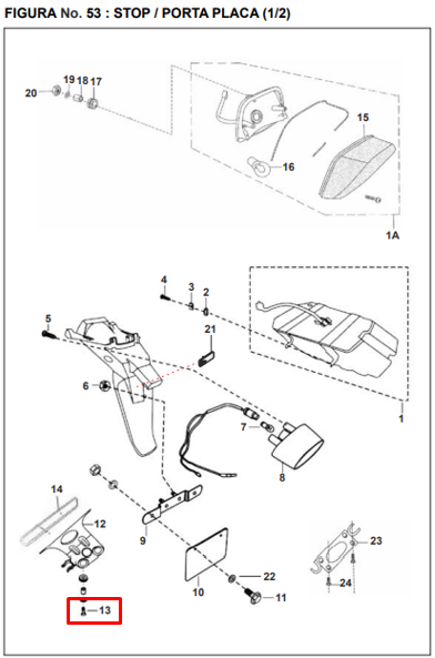 Tornillo gris a 06xbajaj 015 original