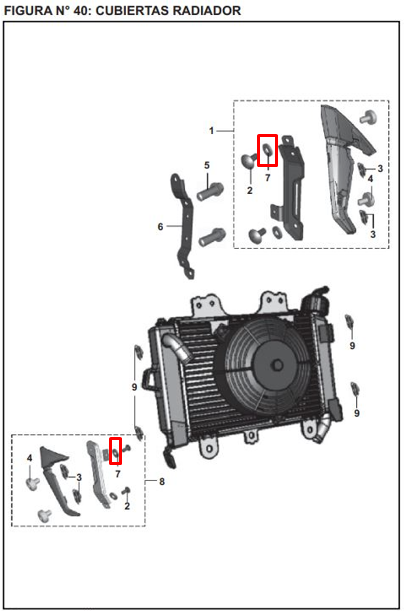 Arandela delantera visor boxer 100 - discover - pulsar BAJAJ 180 original