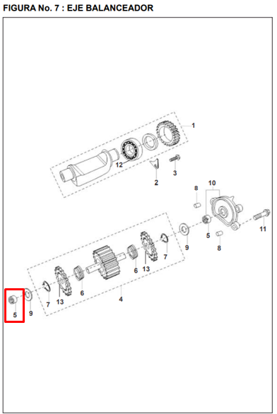 Canastilla (hk10-14-15) pulsar BAJAJ original