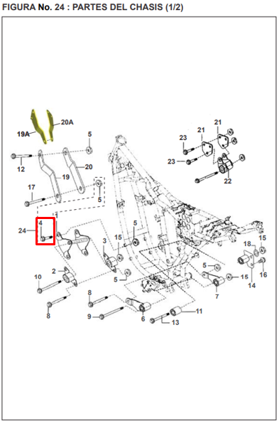 Tornillo de mofle a 08xpulsar 060 black 180 BAJAJ original