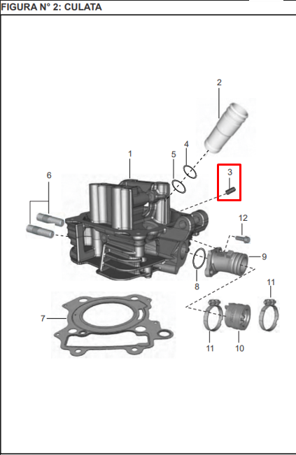 sin fin 5xtorre 10 bujia pulsar original BAJAJ