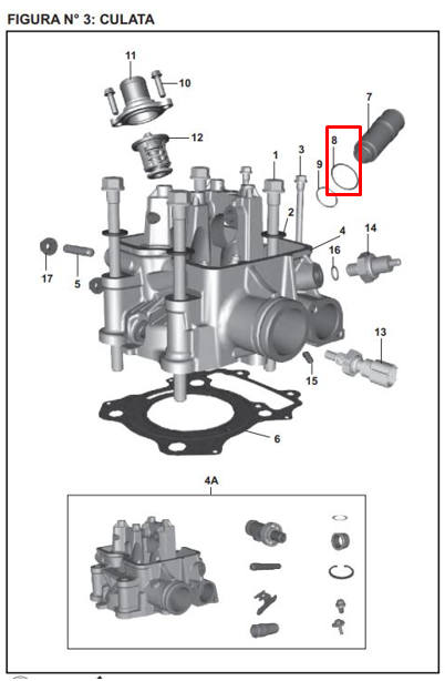 Oring torre bujia pulsar 135 - discover BAJAJ 100 original