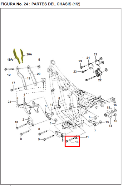 Tornillo 08xpulsar 130 ug 180/bajaj 200 original