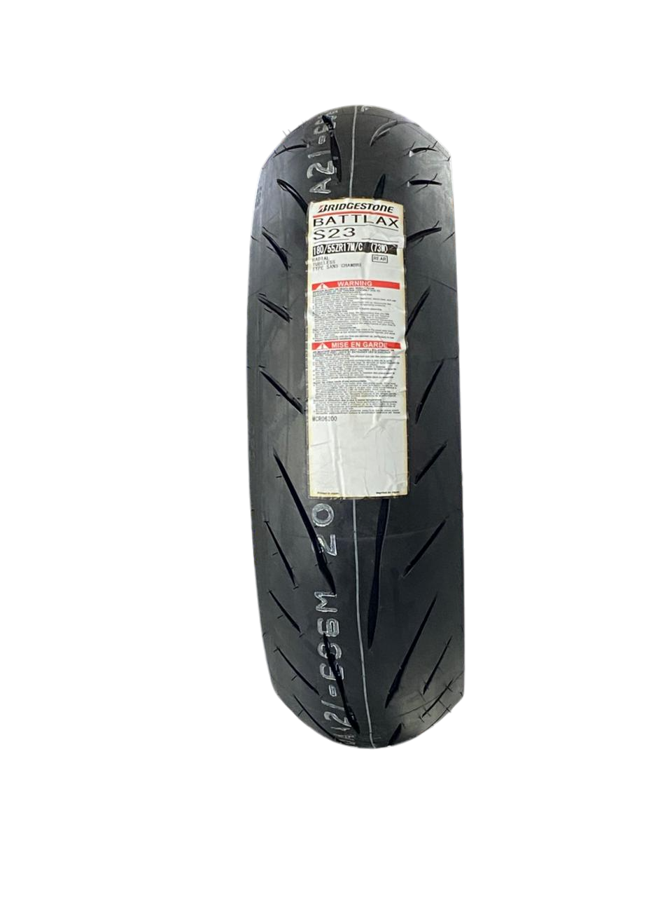 Llanta BRIDGESTONE 190 55zr-battlax 17 hypersport strasera 23