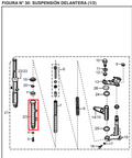 Botella Delantera Derecha Boxer Ct 100/Ug Bajaj Original
