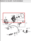 Volante Completa Boxer Tec 100 - Platino Bajaj 100 Original