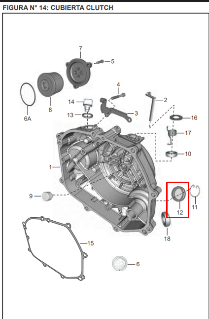 Visor nivel de aceite discover - pulsar BAJAJ original